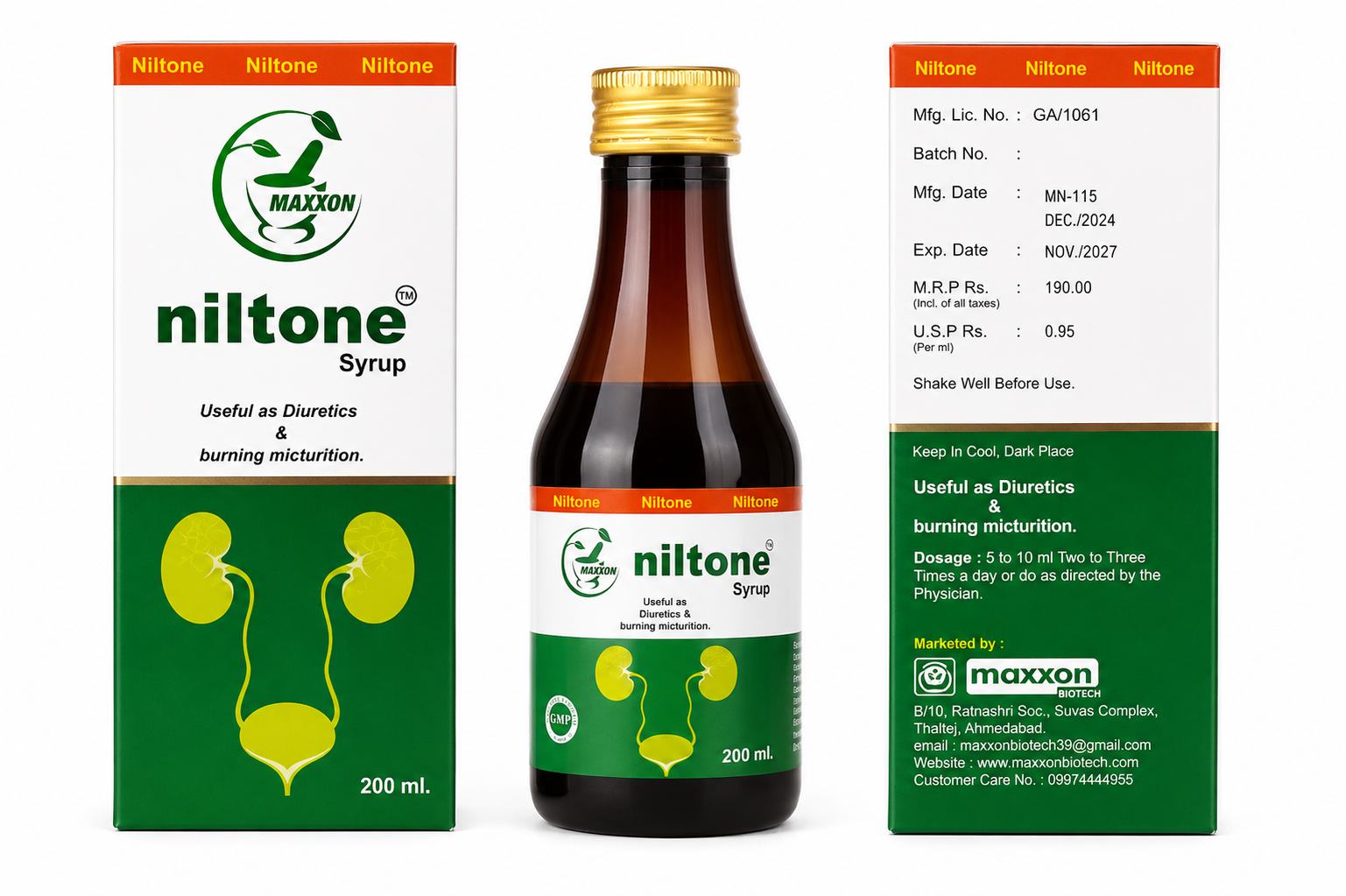 NILTONE SYRUP