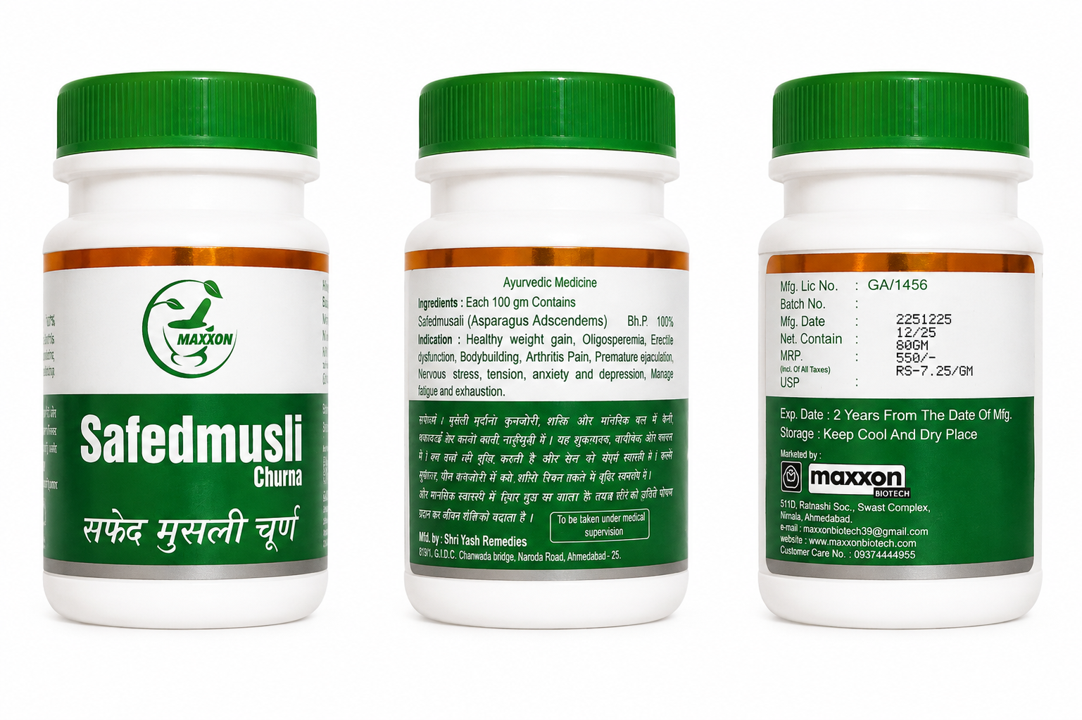 SAFEDMUSLI CHURN